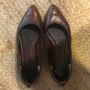Frye Regina Flat in Cognac
